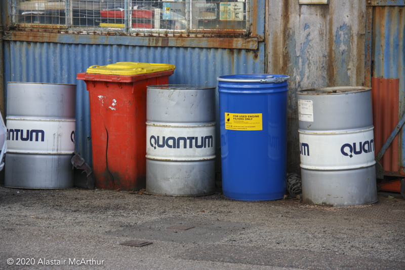 Quantum drums. Lochgilphead, Argyll 2017.