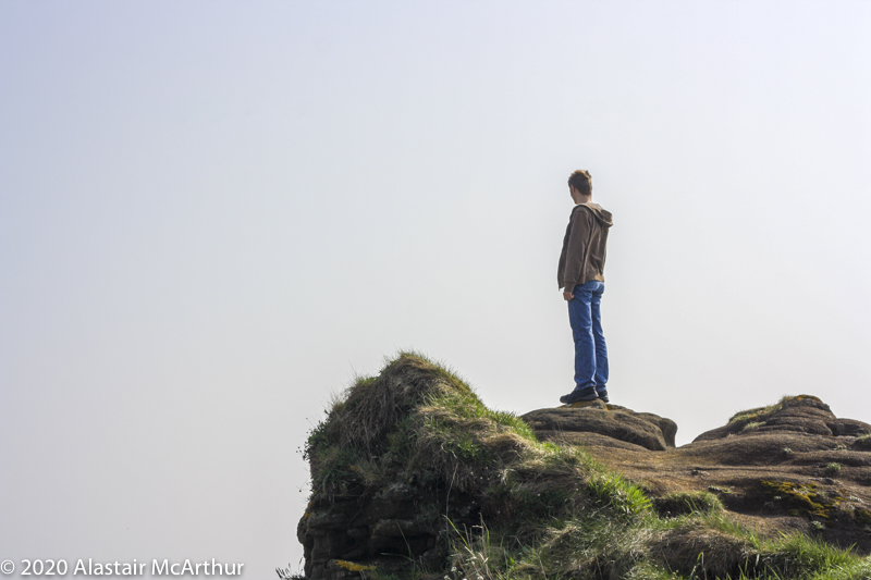 Looking out. Kildonen, Arran 2016.